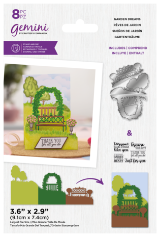 Gemini Zig Zag Scene Builder Stamp & Die Garden Dreams (GEM-STD-ZZ3D-GD) Gemini Zig Zag Scene Builder Stamp & Die Garden Dreams (GEM-STD-ZZ3D-GD)