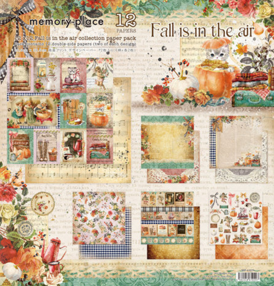 Memory Place Fall Is In The Air 12x12 Inch Paper Pack (MP-61029) Memory Place Fall Is In The Air 12x12 Inch Paper Pack (MP-61029)