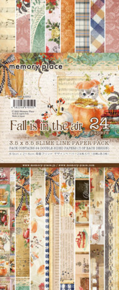 Memory Place Fall Is In The Air Slimline Paper Pack (MP-61052) Memory Place Fall Is In The Air Slimline Paper Pack (MP-61052)