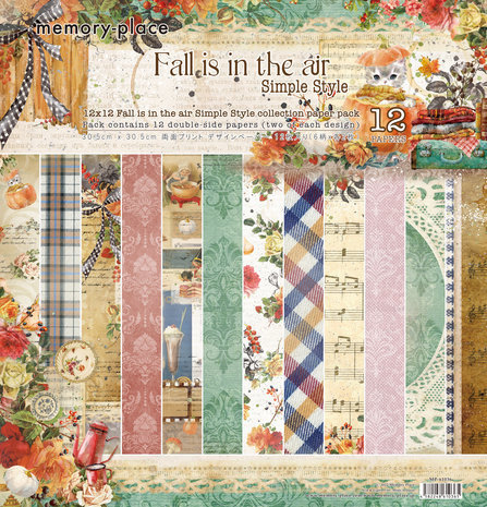 Memory Place Fall Is In The Air Simple Style 12x12 Inch Paper Pack (MP-61036) Memory Place Fall Is In The Air Simple Style 12x12 Inch Paper Pack (MP-61036)