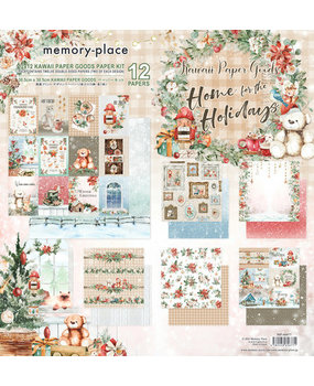 Memory Place Kawaii Paper Goods Home for the Holidays 12x12 Inch Paper Kit (MP-60677) Memory Place Kawaii Paper Goods Home for the Holidays 12x12 Inch Paper Kit (MP-60677)