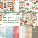 Memory Place Kawaii Paper Goods Home for the Holidays 6x6 Inch Paper Pack (MP-60689)