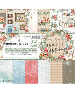 Memory Place Kawaii Paper Goods Home for the Holidays 6x6 Inch Paper Pack (MP-60689) Memory Place Kawaii Paper Goods Home for the Holidays 6x6 Inch Paper Pack (MP-60689)