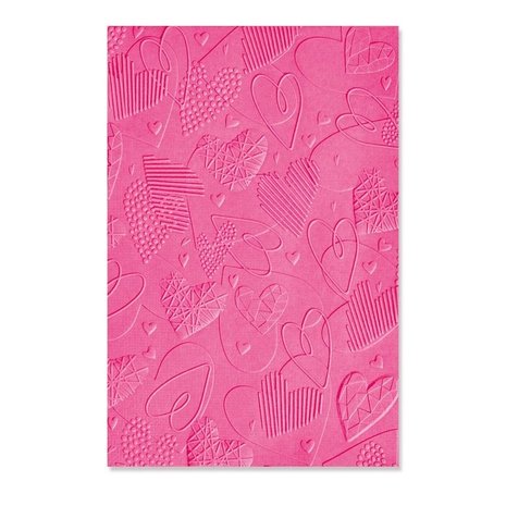 Sizzix 3D Textured Impressions Mark Making Hearts (666038) Sizzix 3D Textured Impressions Mark Making Hearts (666038)