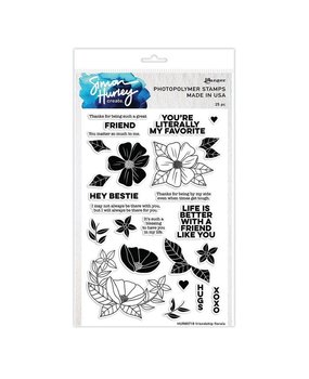 Simon Hurley Create Friendship Florals Clear Stamps (HUR80718) Simon Hurley Create Friendship Florals Clear Stamps (HUR80718)