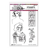 Dina Wakley MEdia Perfect To Me Cling Stamps (MDR81265)