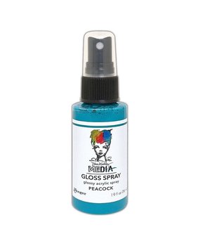 Dina Wakley MEdia Gloss Spray Peacock 56ml (MDO73826) Dina Wakley MEdia Gloss Spray Peacock 56ml (MDO73826)