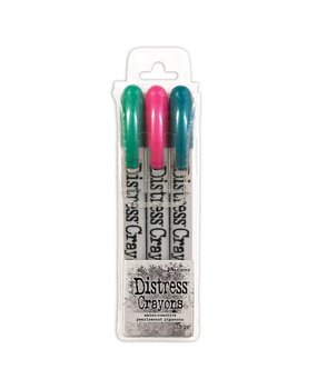 Ranger Tim Holtz Distress Crayons Holiday Pearl Set 4 (TSCK81180) Ranger Tim Holtz Distress Crayons Holiday Pearl Set 4 (TSCK81180)