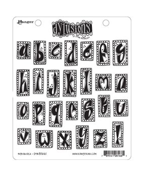 Ranger Dylusions Alphablock Cling Stamps (DYR81661) Ranger Dylusions Alphablock Cling Stamps (DYR81661)