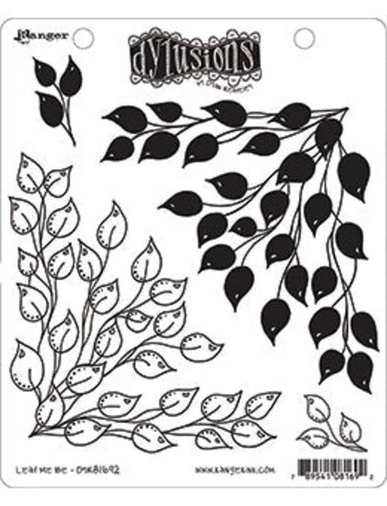 Ranger Dylusions Leaf Me Be Cling Stamps (DYR81692) Ranger Dylusions Leaf Me Be Cling Stamps (DYR81692)