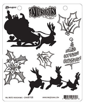 Ranger Dylusions Mr. Boo's Adventure Cling Stamps (DYR81708) Ranger Dylusions Mr. Boo's Adventure Cling Stamps (DYR81708)