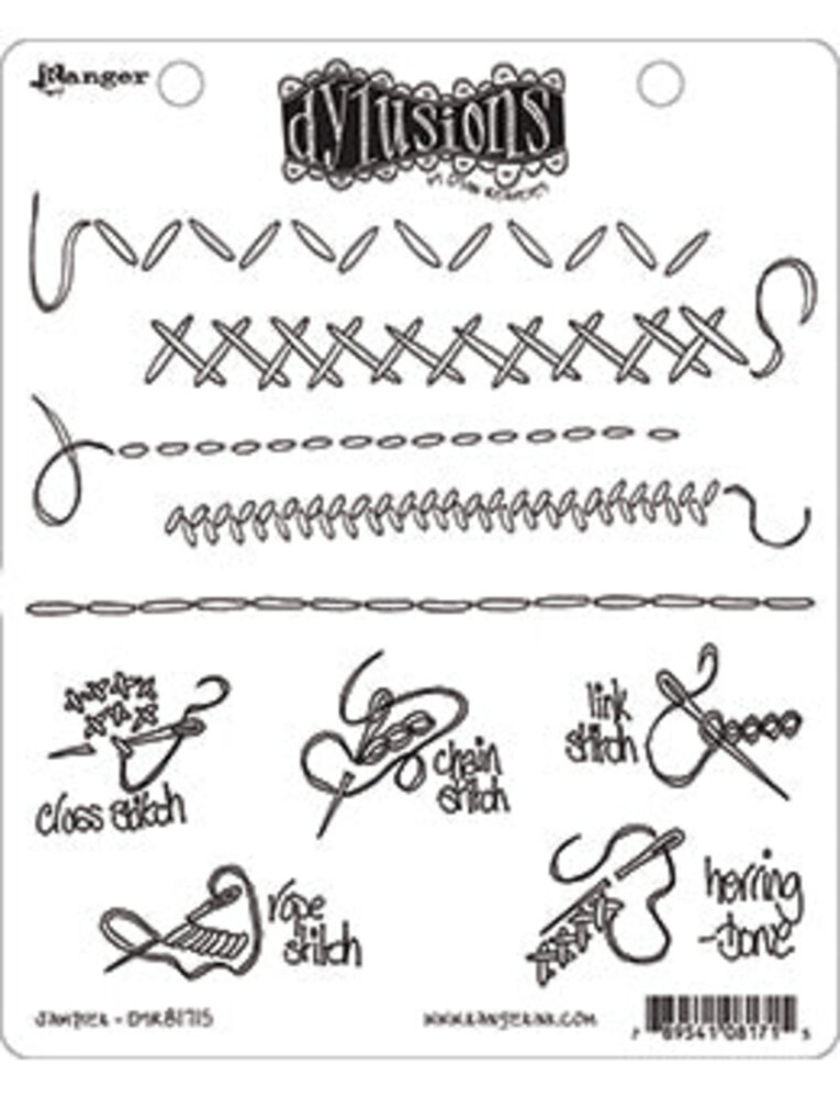 Ranger Dylusions Sampler Cling Stamps (DYR81715) Ranger Dylusions Sampler Cling Stamps (DYR81715)