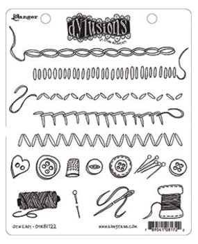 Ranger Dylusions Sew Easy Cling Stamps (DYR81722) Ranger Dylusions Sew Easy Cling Stamps (DYR81722)