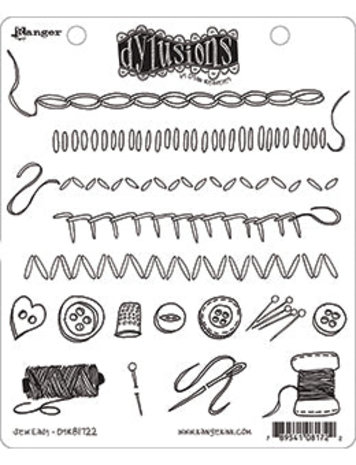 Ranger Dylusions Sew Easy Cling Stamps (DYR81722) Ranger Dylusions Sew Easy Cling Stamps (DYR81722)