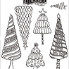 Ranger Dylusions Tree Time Cling Stamps (DYR81739) Ranger Dylusions Tree Time Cling Stamps (DYR81739)