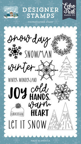 Echo Park Snowed In Snow Day Clear Stamps (SI288042) Echo Park Snowed In Snow Day Clear Stamps (SI288042)