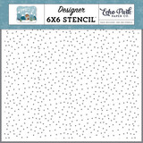 Echo Park Snowed In Wintertime Sky Stencil (SI288034)