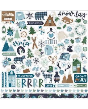 Echo Park Snowed In 12x12 Inch Element Sticker (SI288014) Echo Park Snowed In 12x12 Inch Element Sticker (SI288014)