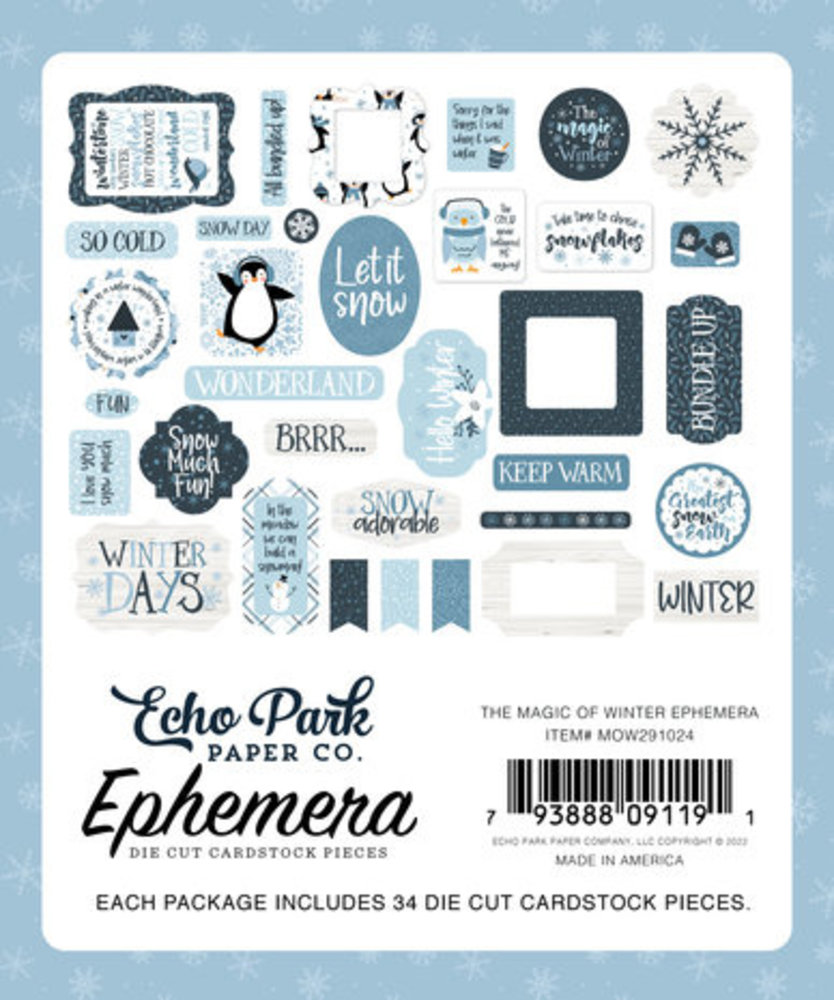 Echo Park The Magic Of Winter Ephemera (MOW291024)