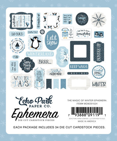 Echo Park The Magic Of Winter Ephemera (MOW291024)