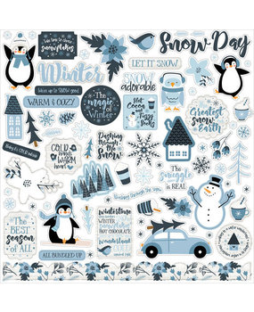 Echo Park The Magic Of Winter 12x12 Inch Element Sticker (MOW291014) Echo Park The Magic Of Winter 12x12 Inch Element Sticker (MOW291014)