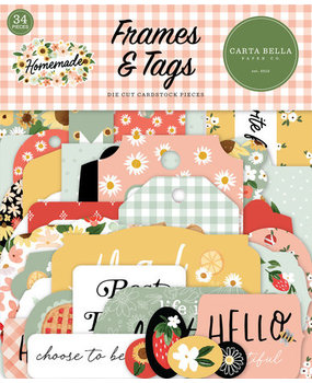 Carta Bella Homemade Ephemera Frames & Tags (CBH158025) Carta Bella Homemade Ephemera Frames & Tags (CBH158025)