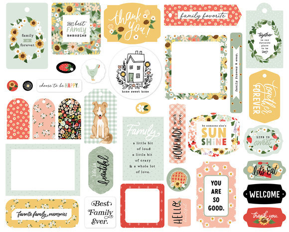 Carta Bella Homemade Ephemera Frames & Tags (CBH158025) Carta Bella Homemade Ephemera Frames & Tags (CBH158025)