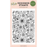 Carta Bella Homemade Floral Background Clear Stamps (CBH158042)