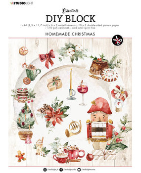 Studio Light Homemade Christmas A4 DIY Block (SL-ES-DCB34) Studio Light Homemade Christmas A4 DIY Block (SL-ES-DCB34)