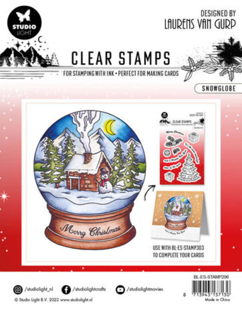Studio Light Essentials Clear Stamp Snowglobe (BL-ES-STAMP296) Studio Light Essentials Clear Stamp Snowglobe (BL-ES-STAMP296)