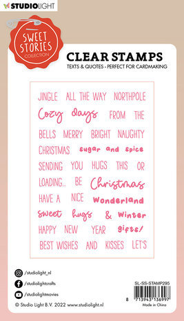 Studio Light Sweet Stories Clear Stamp Christmas Loading Quotes Small (SL-SS-STAMP295) Studio Light Sweet Stories Clear Stamp Christmas Loading Quotes Small (SL-SS-STAMP295)