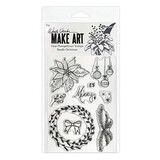 Ranger Make Art Doodle Christmas Clear Stamp Set (WVB82132)