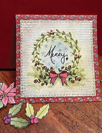 Ranger Make Art Doodle Christmas Clear Stamp Set (WVB82132)