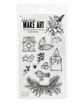 Ranger Make Art Doodle Holiday Clear Stamp Set (WVB82149) Ranger Make Art Doodle Holiday Clear Stamp Set (WVB82149)