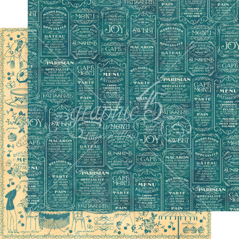 Graphic 45 Cafe Parisian 8x8 Inch Deluxe Paper Pad (4502535) Graphic 45 Cafe Parisian 8x8 Inch Deluxe Paper Pad (4502535)
