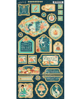 Graphic 45 Cafe Parisian Chipboard Deluxe Collector's Edition (4502536) Graphic 45 Cafe Parisian Chipboard Deluxe Collector's Edition (4502536)