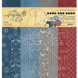 Graphic 45 Let's Get Cozy 12x12 Inch Patterns & Solids Paper Pack (4502512)