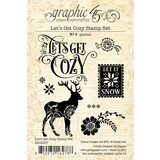 Graphic 45 Let's Get Cozy Clear Stamp Set (4502517)
