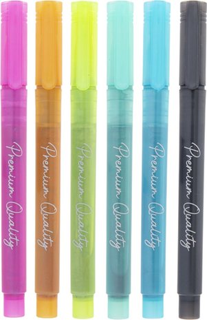Craft Sensations Outline Markers (6pcs) (CR1102/GE)