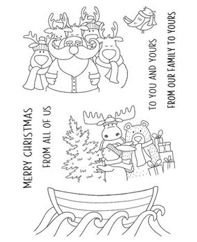 Jane's Doodles From All Of Us Clear Stamps (JD113)