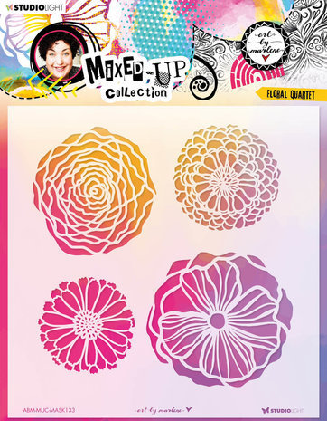 Studio Light Mixed-Up Collection Masking Stencil Floral Quartet (ABM-MUC-MASK133) Studio Light Mixed-Up Collection Masking Stencil Floral Quartet (ABM-MUC-MASK133)