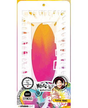Studio Light Mixed-Up Collection Slimline Masking Stencil Playful Frames (ABM-MUC-MASK137) Studio Light Mixed-Up Collection Slimline Masking Stencil Playful Frames (ABM-MUC-MASK137)
