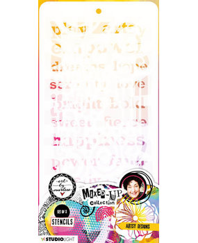 Studio Light Mixed-Up Collection Slimline Masking Stencil Artsy Designs (ABM-MUC-MASK139) Studio Light Mixed-Up Collection Slimline Masking Stencil Artsy Designs (ABM-MUC-MASK139)