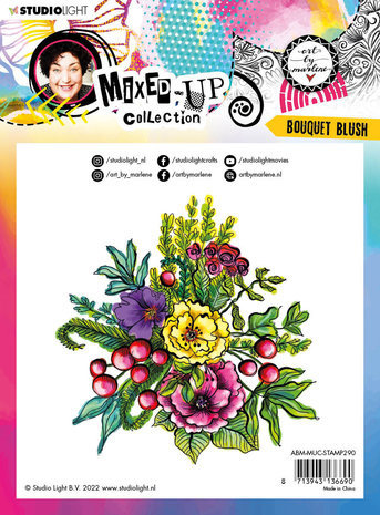 Studio Light Mixed-Up Collection Clear Stamp Bouquet Blush (ABM-MUC-STAMP290) Studio Light Mixed-Up Collection Clear Stamp Bouquet Blush (ABM-MUC-STAMP290)