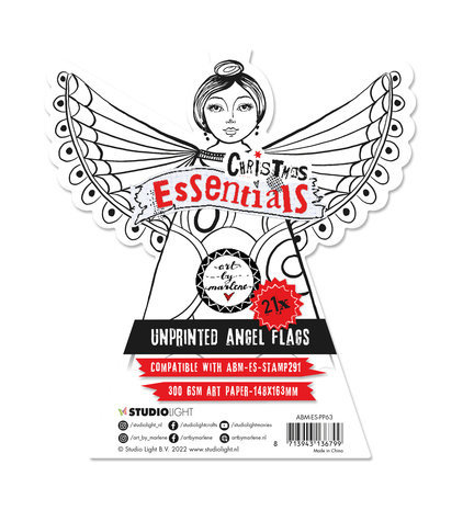 Studio Light Christmas Essentials Unprinted Angel Flags Angel Ensemble (ABM-ES-PP63) Studio Light Christmas Essentials Unprinted Angel Flags Angel Ensemble (ABM-ES-PP63)