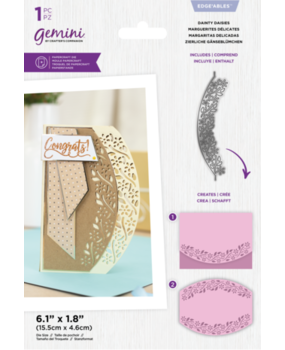 Gemini Ellipse Dainty Daisies Edge'ables Dies (GEM-MD-EDG-DDAISIE) Gemini Ellipse Dainty Daisies Edge'ables Dies (GEM-MD-EDG-DDAISIE)