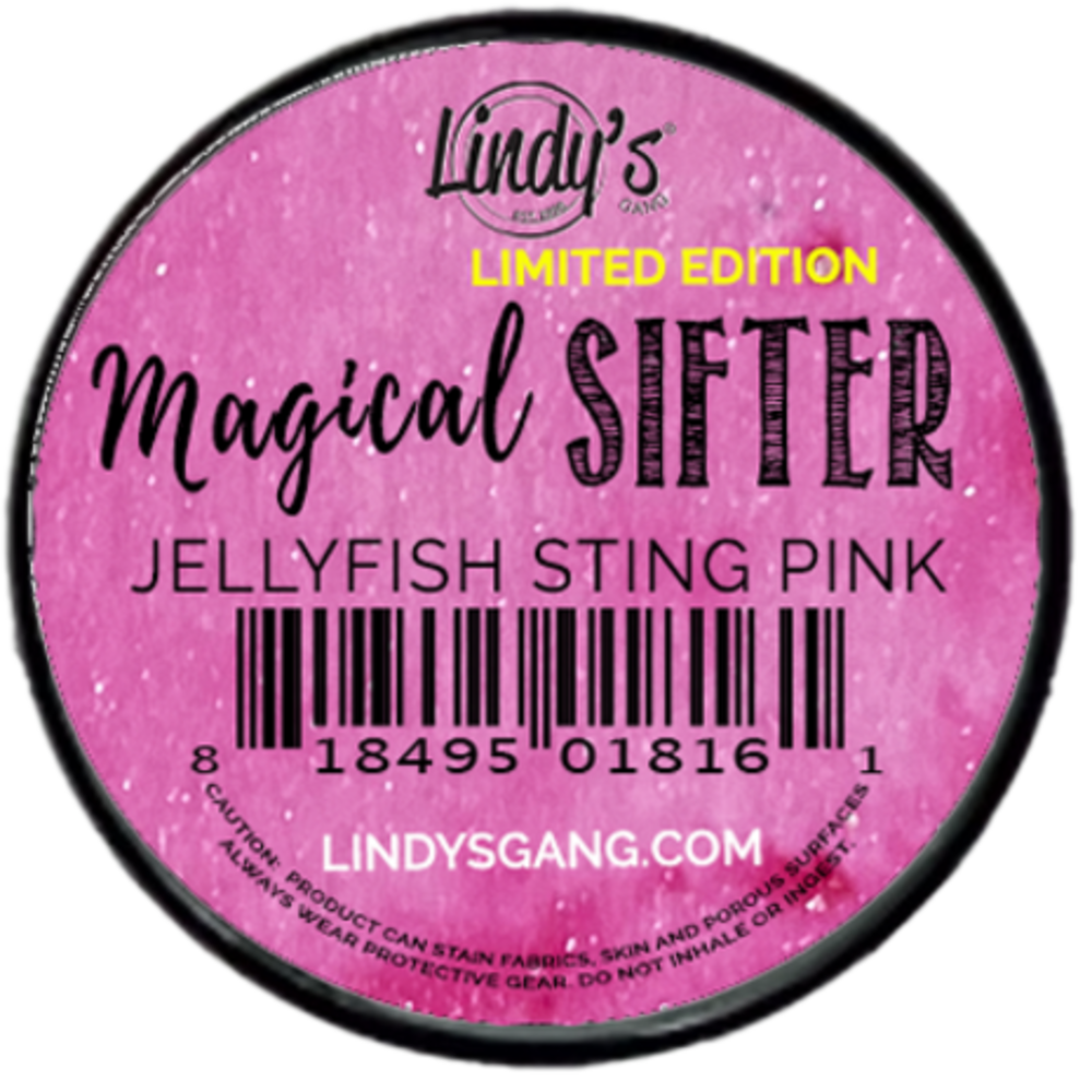 Lindy's Stamp Gang Jellyfish Sting Pink Magical Sifters (mag-sift-08) Lindy's Stamp Gang Jellyfish Sting Pink Magical Sifters (mag-sift-08)