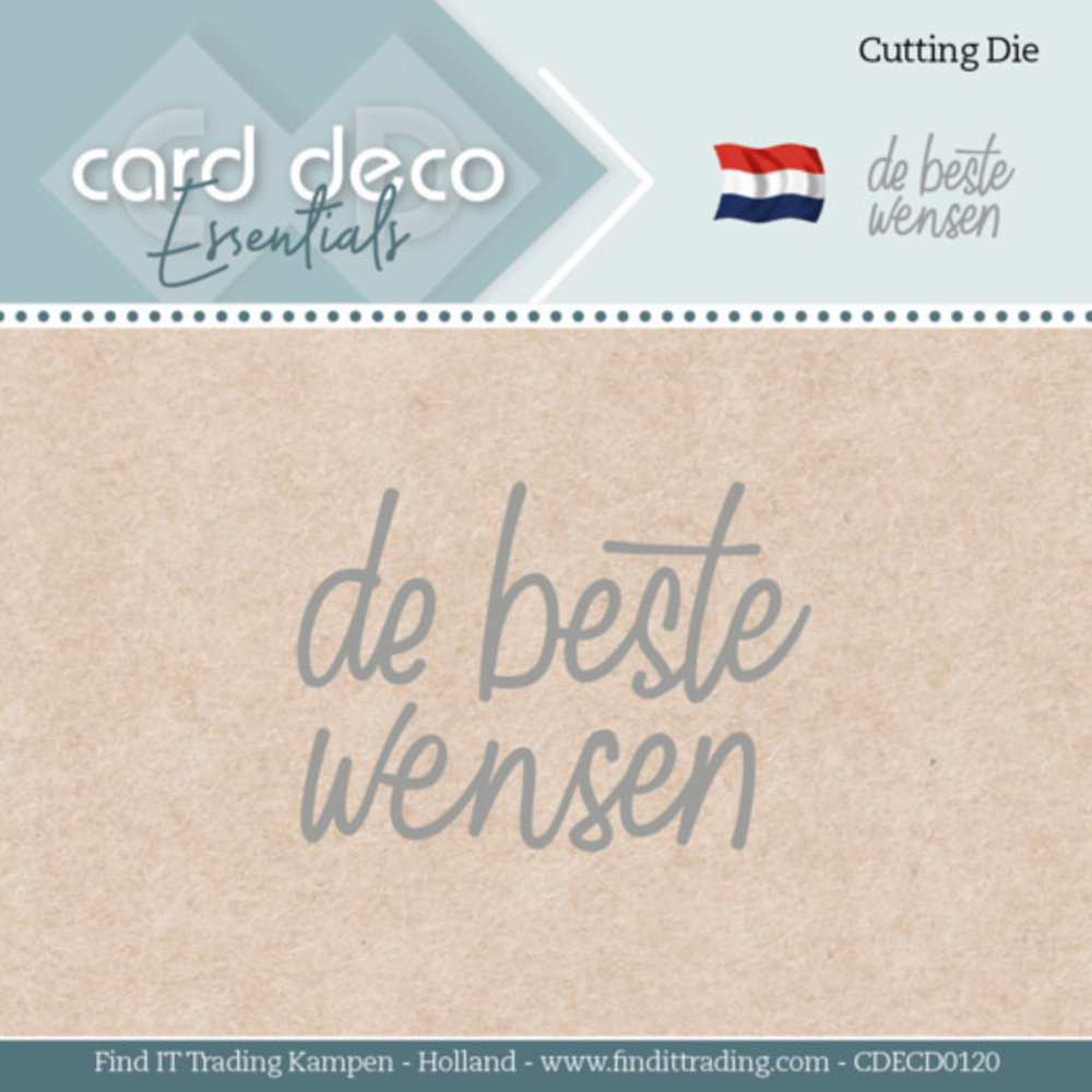 Card Deco Snijmal De Beste Wensen (CDECD0120) Card Deco Snijmal De Beste Wensen (CDECD0120)