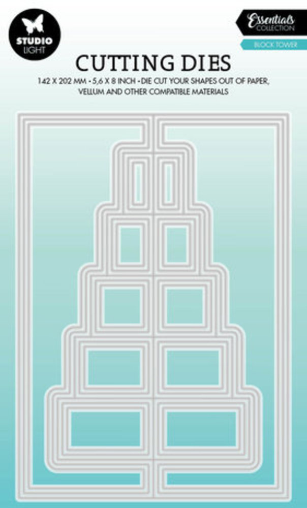 Studio Light Essentials Snijmal Block Tower (SL-ES-CD383) Studio Light Essentials Snijmal Block Tower (SL-ES-CD383)