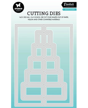 Studio Light Essentials Snijmal Block Tower (SL-ES-CD383) Studio Light Essentials Snijmal Block Tower (SL-ES-CD383)